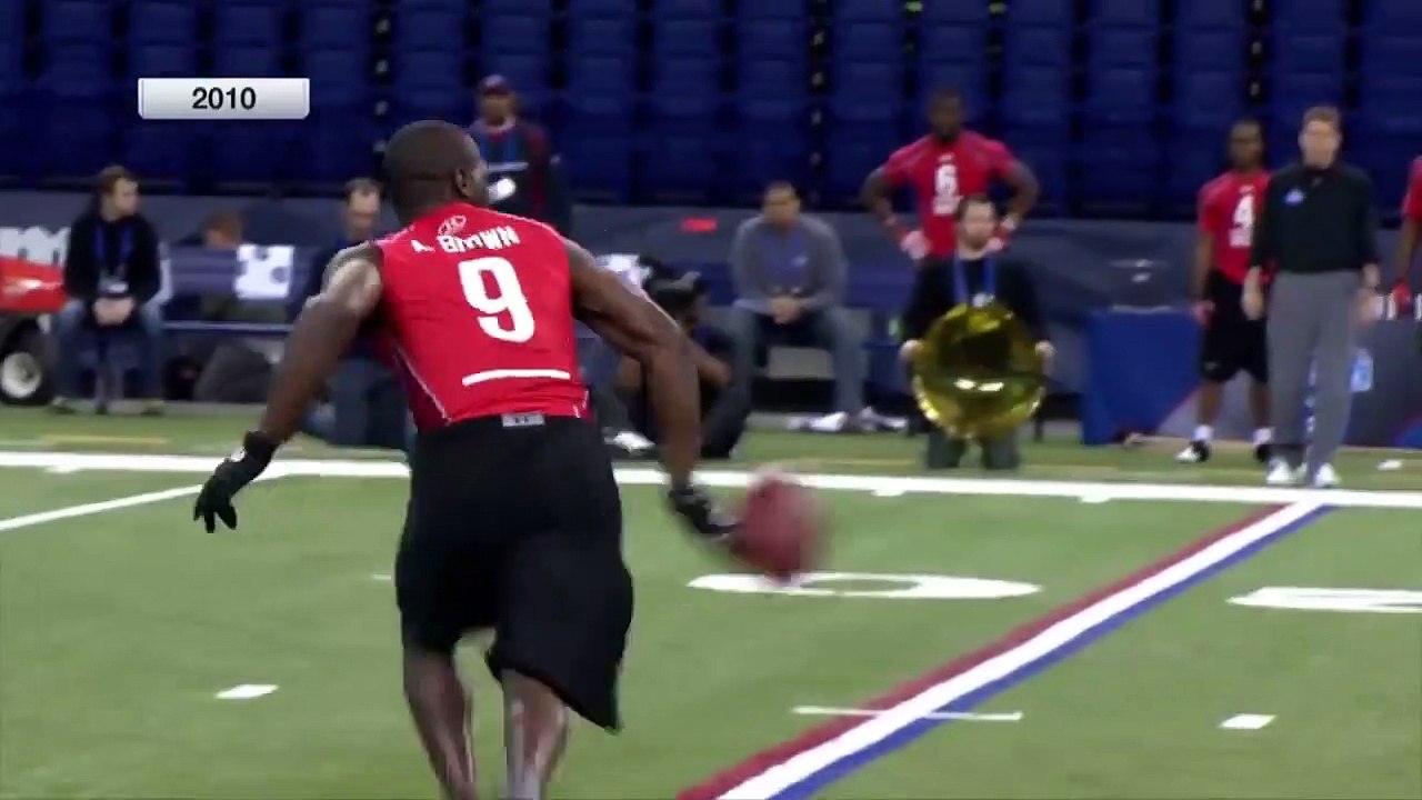 Antonio Brown -WR- Central Michigan- 2010 NFL Combine Highlights