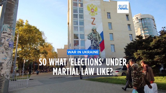 So what will Russia's wartime 'elections' in occupied Ukrainian territories be like?