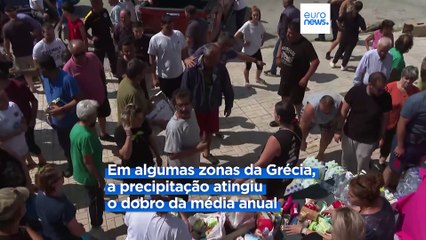 Inundações já mataram 10 pessoas na Grécia e sete em Espanha