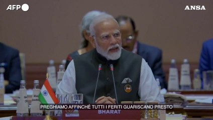 Terremoto, Modi: "Il mondo intero e' con il Marocco"