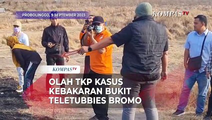 Cari Fakta Baru, Polisi Olah TKP Ulang Kebakaran Akibat Prewedding di Bromo
