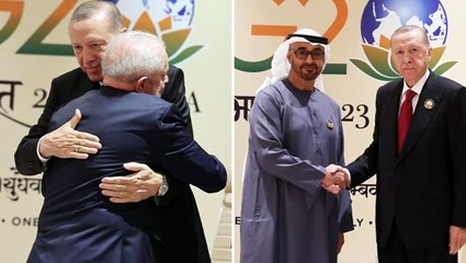 G20 Zirvesi'nde ikili temaslar! Cumhurbaşkanı Erdoğan, BAE ve Brezilya devlet başkanlarıyla görüştü