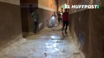 La agónica huida de la población con las sirenas atronando por el terremoto de Marruecos