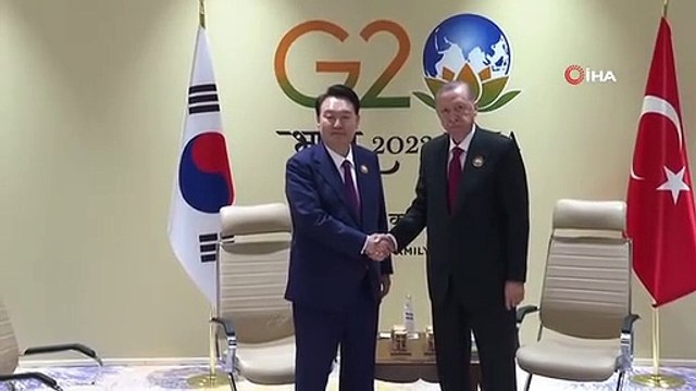 Cumhurbaşkanı Erdoğan, Güney Kore Devlet Başkanı Yoon ile görüştü
