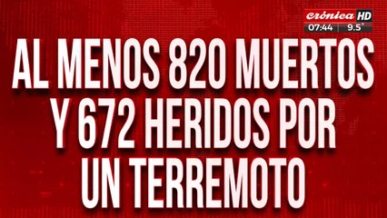 Terremoto en Marruecos: hay al menos 820 personas muertas