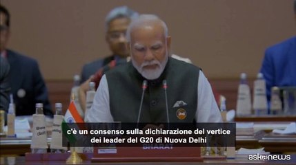 G20, Modi annuncia accordo su "dichiarazione congiunta" finale