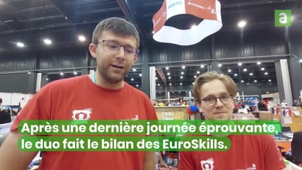 EuroSkills 2023 : Magali, Thibault et Nathan ont vécu une sacrée expérience !