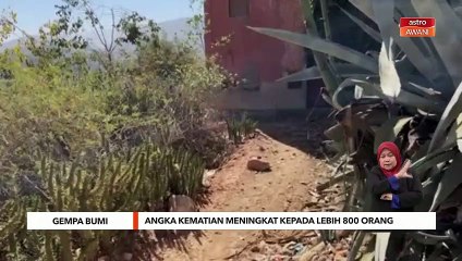 Gempa Maghribi: Angka kematian meningkat lebih 800 orang