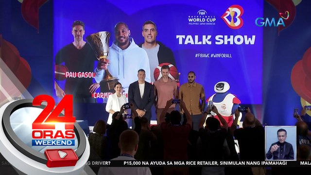 International basketball stars Luis Scola, Carmelo Anthony, at Pau Gasol, nasa Pilipinas at nagkuwento ng mga karanasan | 24 Oras Weekend