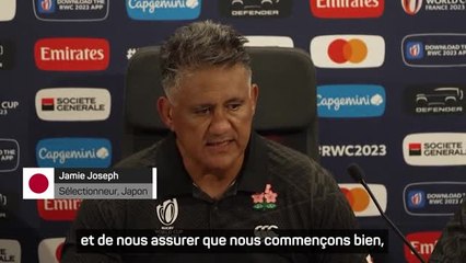Japon - Joseph : “C’est le grand match de notre Coupe du monde”