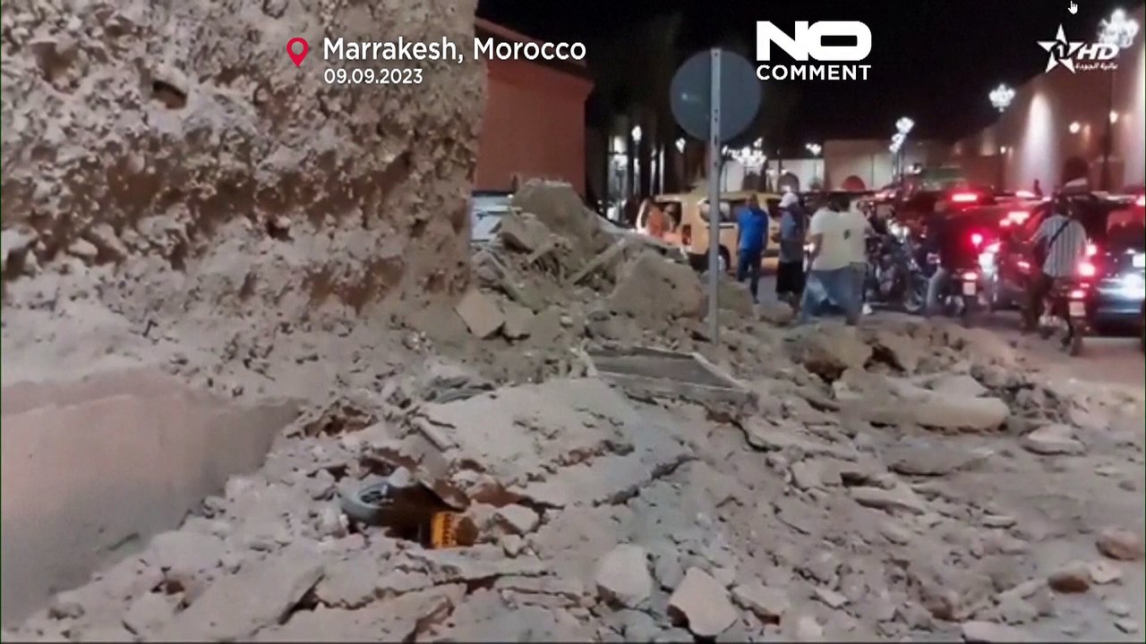 Panik in Marrakesch: Erdbeben reißt Menschen in Marokko aus dem Schlaf