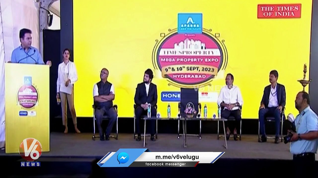 Minister KTR Speaks About Beauty Of Hyderabad Showed In Social Media _ V6 News
