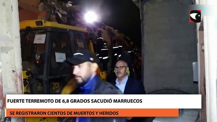 Fuerte terremoto de 6,8 grados sacudió Marruecos