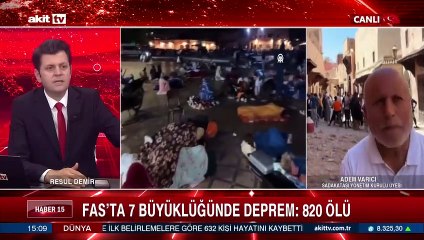Fas'ta 7 büyüklüğünde deprem; 820 ölü