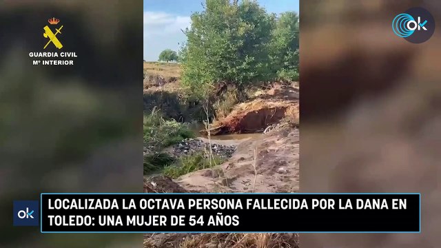 Localizada la octava persona fallecida por la DANA en Toledo: una mujer de 54 años