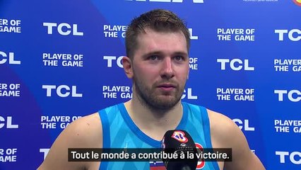 Slovénie - Doncic : "Je n'en reviens pas de tout l'amour que j'ai reçu"