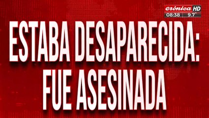 Estaba desaparecida y la encontraron muerta dentro de una bolsa de consorcio
