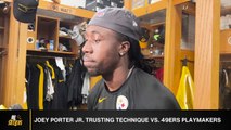 Steelers CB Joey Porter Jr. Trusting Technique Against 49ers