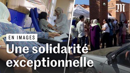 Séisme au Maroc : une file d’attente immense pour donner son sang