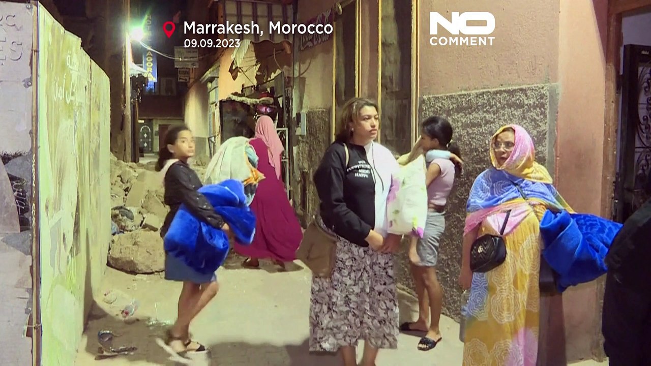 No Comment : scènes de désolation après le puissant séisme au Maroc