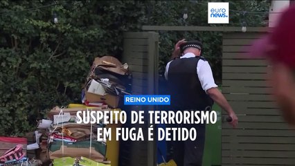 Polícia inglesa detém suspeito de terrorismo em fuga