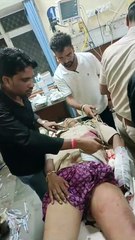 ट्रक की टक्कर से सदर थाने की कार चकनाचूर, एएसआई सहित चार पुलिसकर्मी घायल