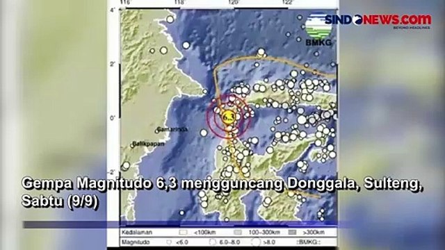 Breaking News! Gempa Magnitudo 6,3 Guncang Donggala