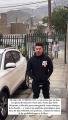 Tomate Barraza en casa de Vanessa López.