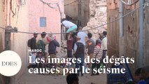 Séisme au Maroc : les premières images des dégâts causés par la catastrophe