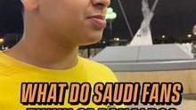 SAUDI FANS about CRISTIANO RONALDO #shorts