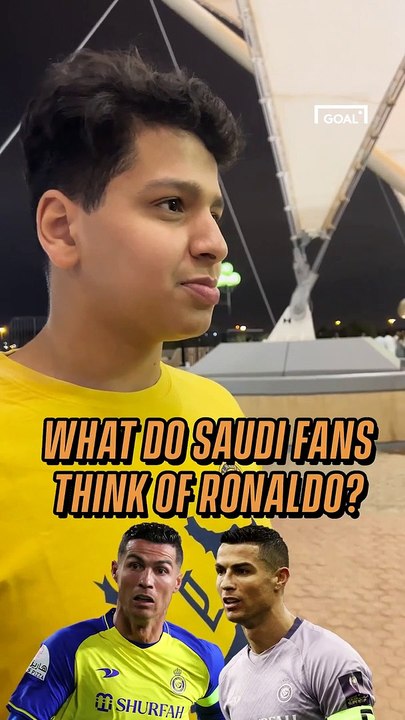SAUDI FANS about CRISTIANO RONALDO #shorts