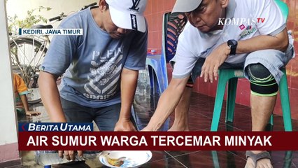 Waduh! Sudah Satu Bulan Air Sumur Warga di Kediri Tercemar Minyak