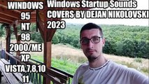 Windows Startup Sounds Covers (2023) #95 #nt #98 #2000 #milenium #xp #vista #7 #8 #10 #11 #windows