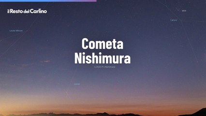 Cometa Nishimura, il cielo 'si tinge' di verde. Video
