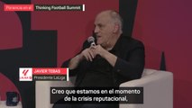 Tebas carga contra Rubiales y Al-Khelaifi