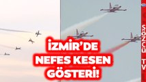 Türk Yıldızları'ndan Nefes Kesen Gösteri! İşte İzmir'de Yapılan Kurtuluş Uçuşu