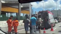 Acidente na Avenida Tancredo Neves deixa uma pessoa ferida; confira