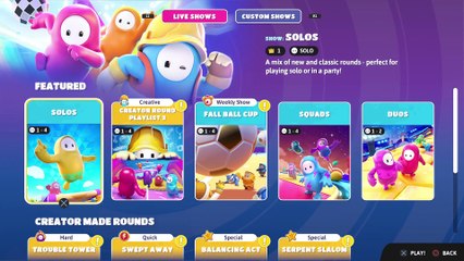 Fall Guys Ultimate Knockout Gameplay PC #7 (No Commentary) 1440p (2K)