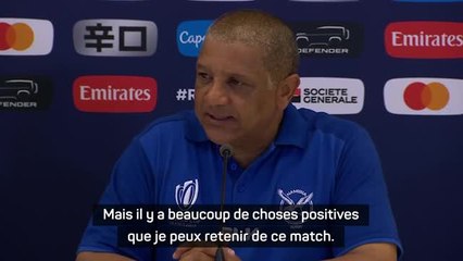 Groupe A - Coetzee : "Beaucoup de choses positives que je peux retenir"