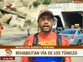Rehabilitan vialidad con 120 toneladas de asfalto en el sector La Trujillana del estado Mérida