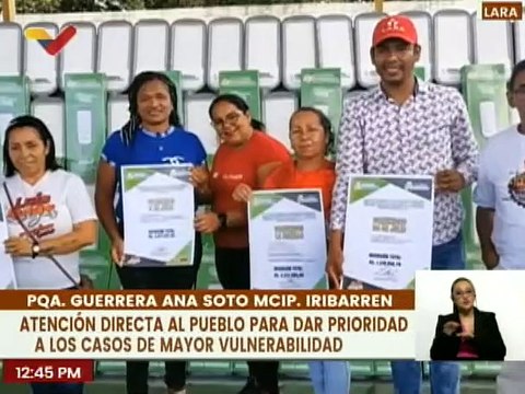 Lara | Entregan luminarias led y certificados de obras a cuatro comunidades del municipio Iribarren