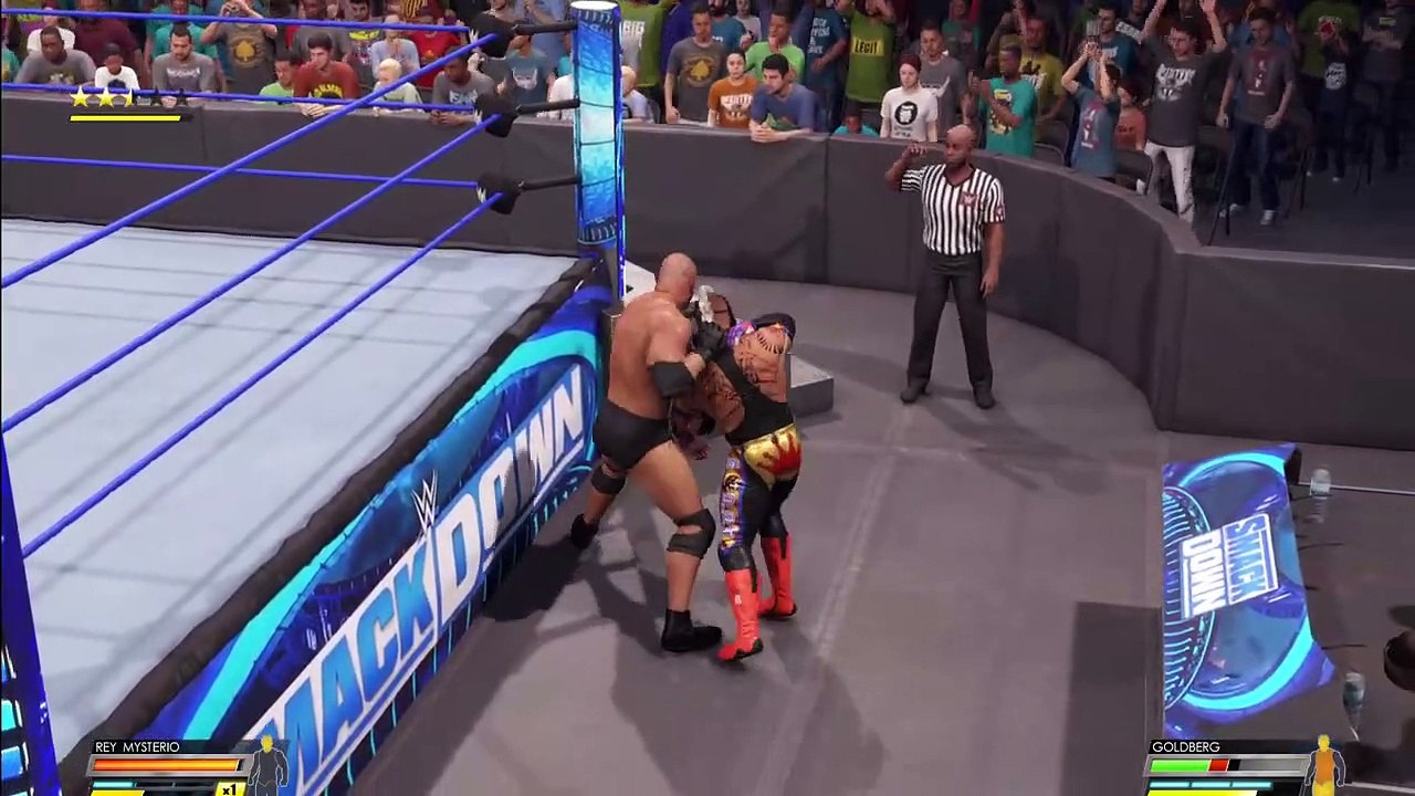 WWE REY MYSTERIO VS GOLDBERG