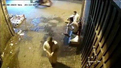 Momento del inicio del potente Terremoto en Marruecos