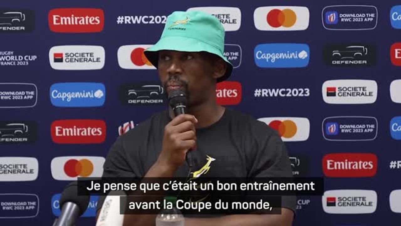 Afrique du Sud - Stick : "Les All Blacks, c'était un bon entraînement avant la Coupe du monde"