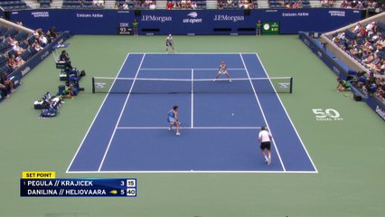Pegula/Krajicek - Danilina/Heliovaara - Les temps forts du match - US Open