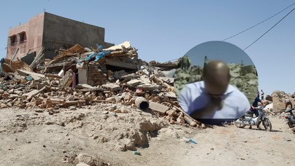 Download Video: Periodista rompió en llanto en plena transmisión en vivo al ver la destrucción que dejó el terremoto en Marruecos