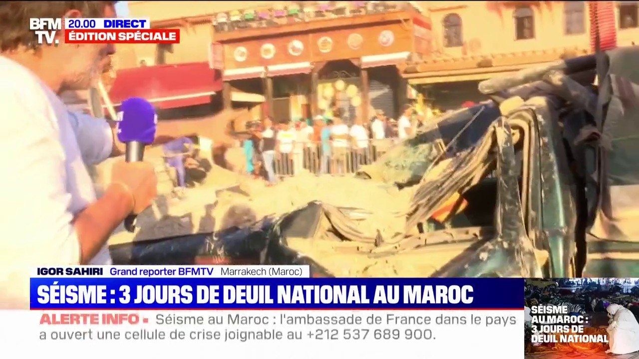 Séisme au Maroc: un deuil national de trois jours décrété par le roi Mohammed VI