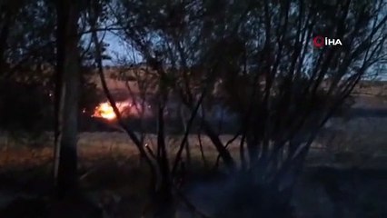 Çorum'un Sungurlu ilçesinde çıkan yangın kontrol altına alındı