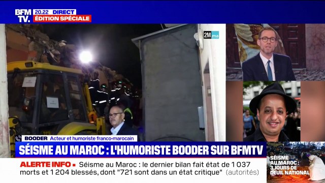 Séisme au Maroc: un spectacle de charité est en train de se mettre en place , affirme le comédien Booder