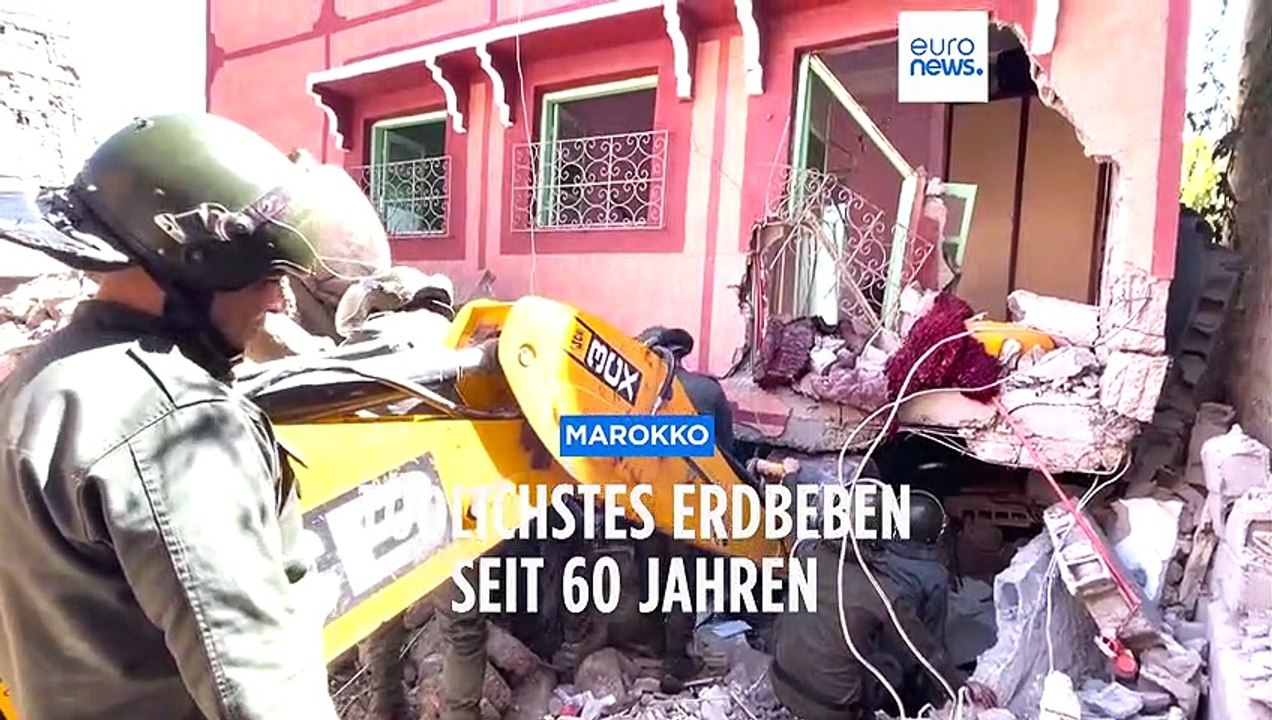 Marokko: Schwerstes Erdbeben seit 60 Jahren mit mehr als 1.000 Toten